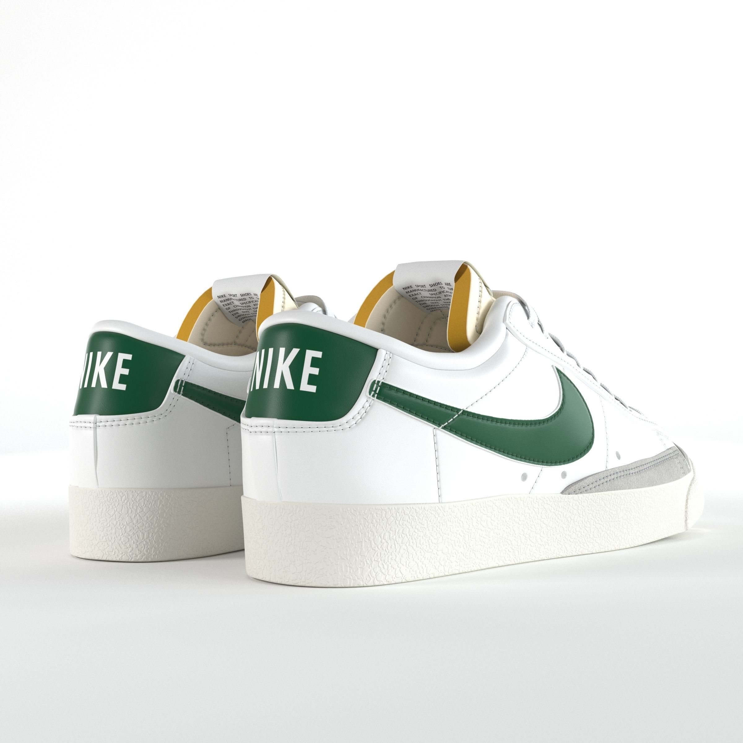 Nike Blazer Low 77 Vintage PBR Low-poly 3D model_3