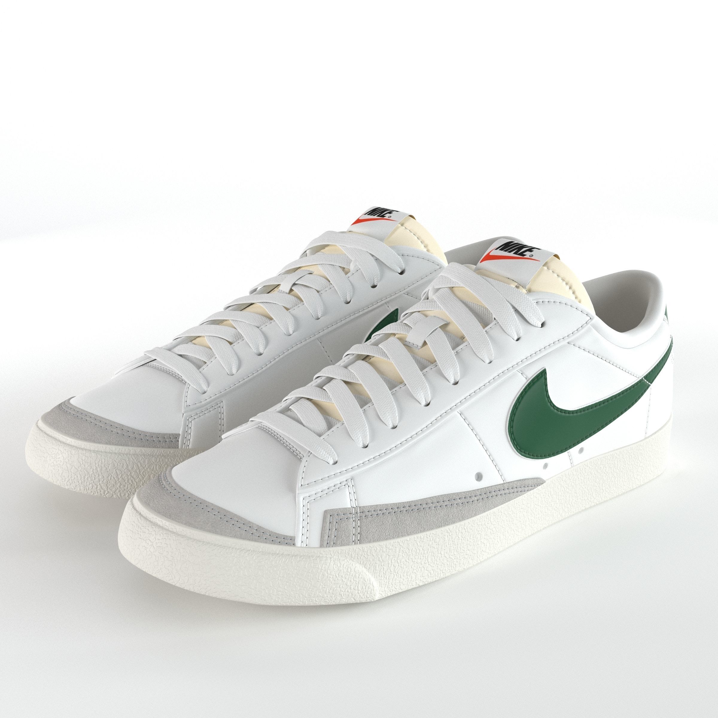 Nike Blazer Low 77 Vintage PBR Low-poly 3D model_6