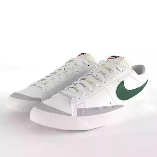 Nike Blazer Low 77 Vintage PBR Low-poly 3D model