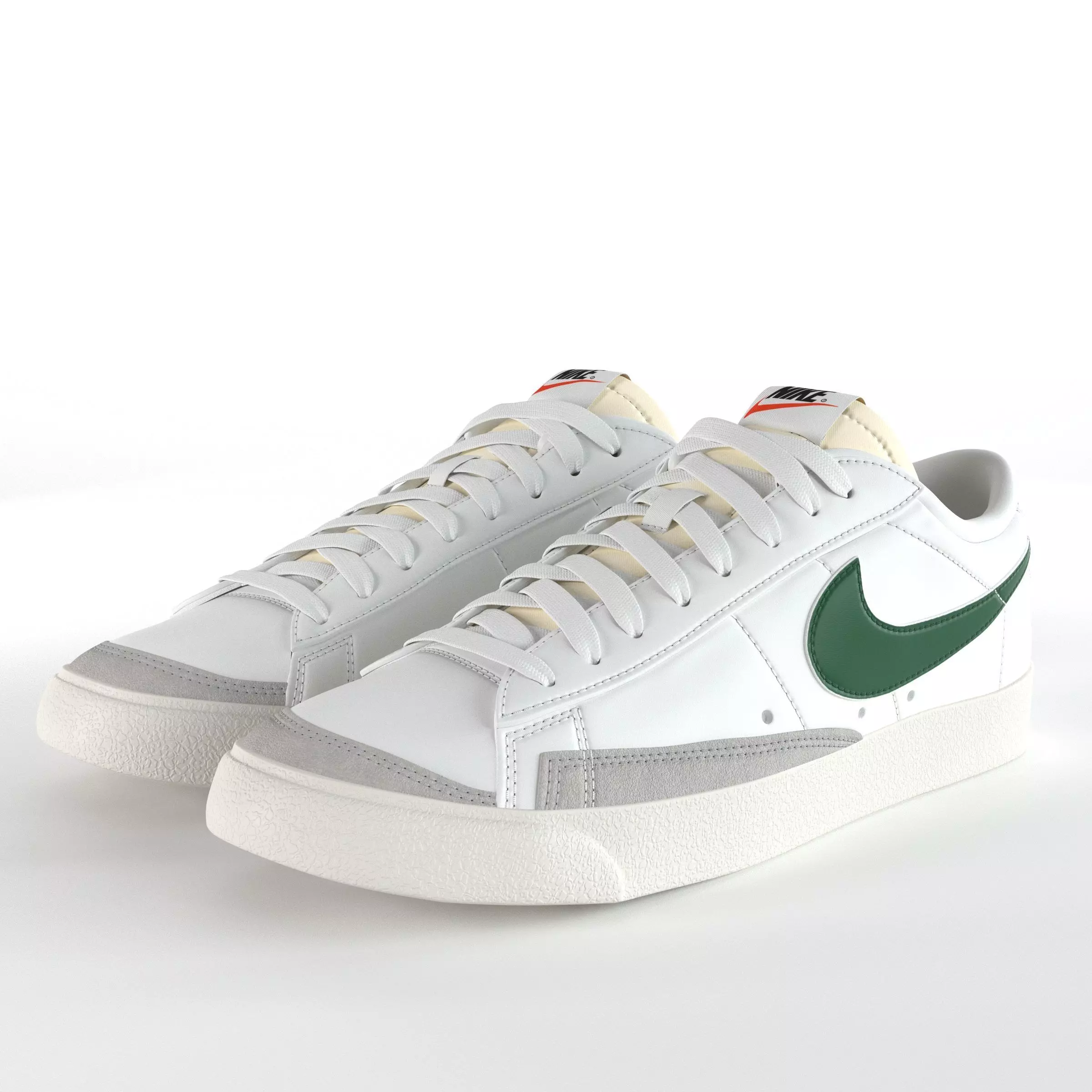 Nike Blazer Low 77 Vintage PBR Low-poly 3D model_0