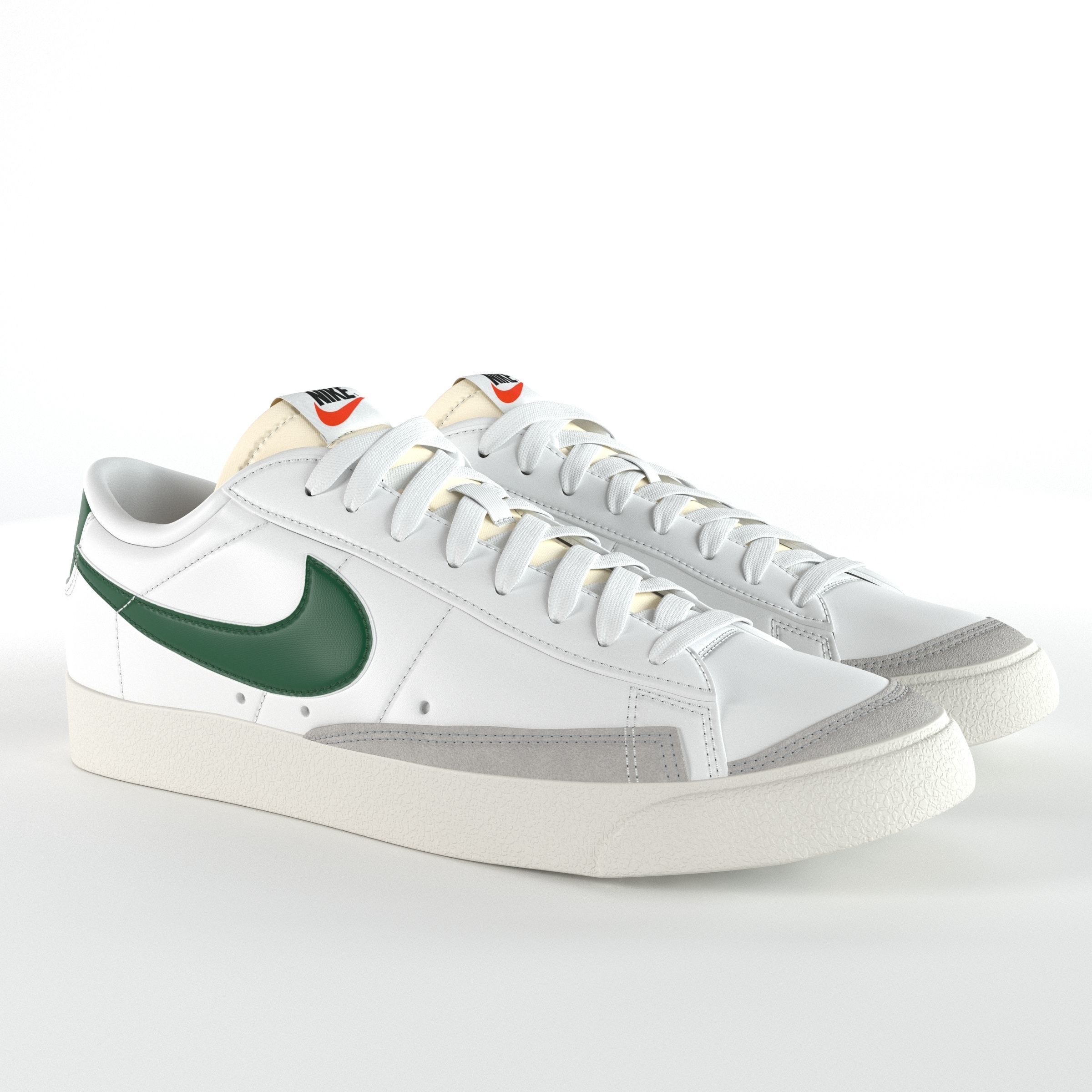 Nike Blazer Low 77 Vintage PBR Low-poly 3D model_4
