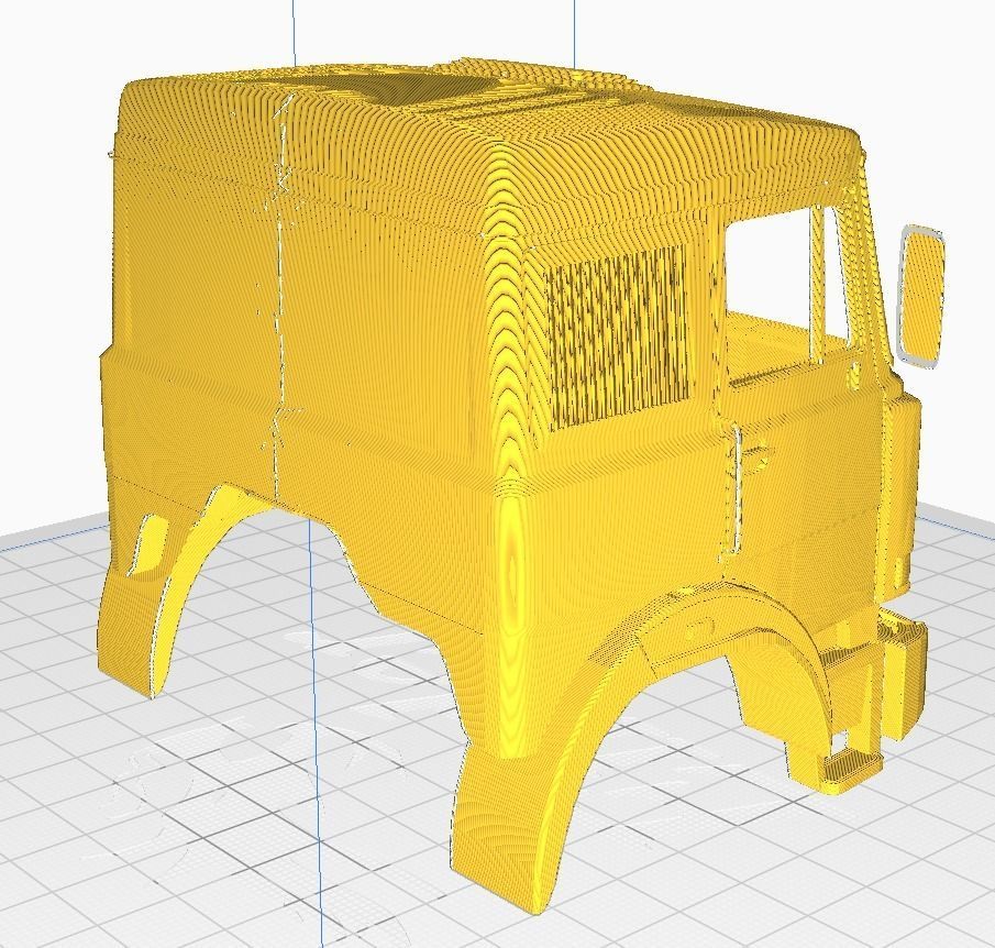 Iveco 190 38 IT Runner Cabin 3D print model_9