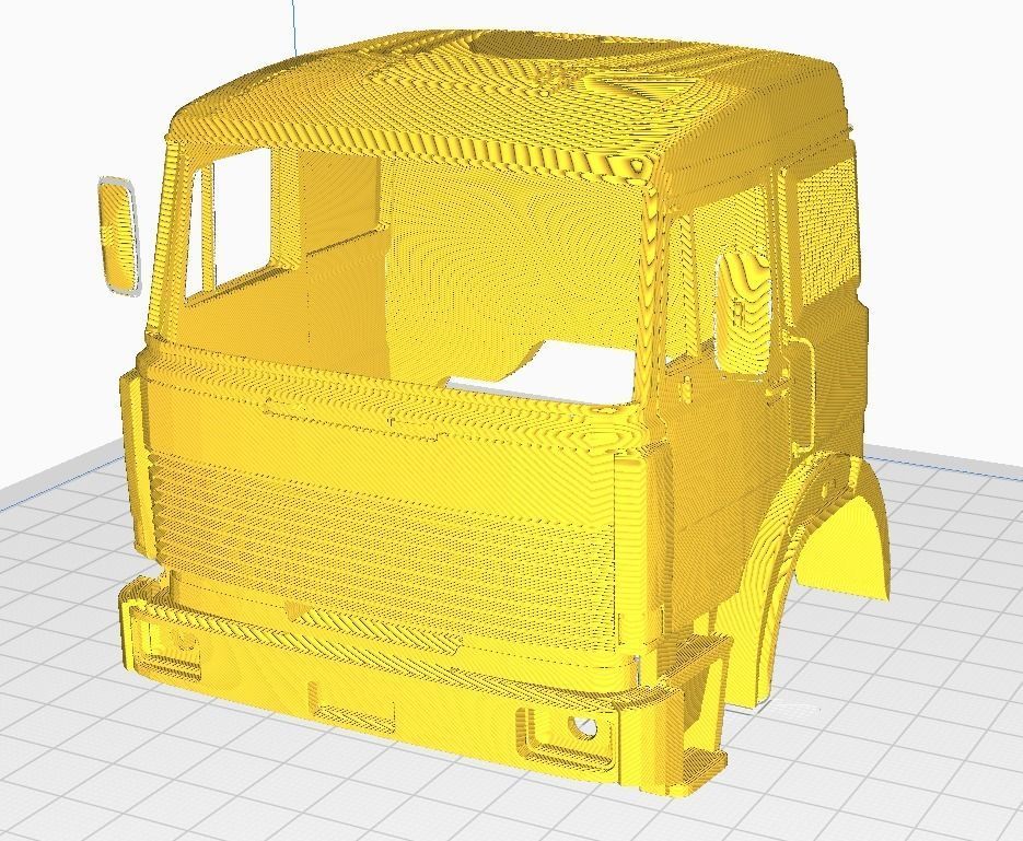 Iveco 190 38 IT Runner Cabin 3D print model_7