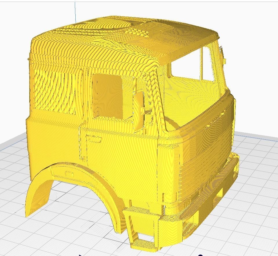Iveco 190 38 IT Runner Cabin 3D print model_8