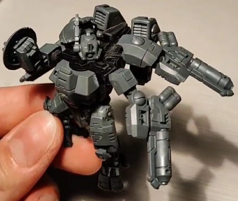 Battlesuit Four Armed Conversion Kit 3D print model_1