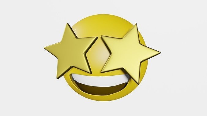 icon star emoji 3D print model