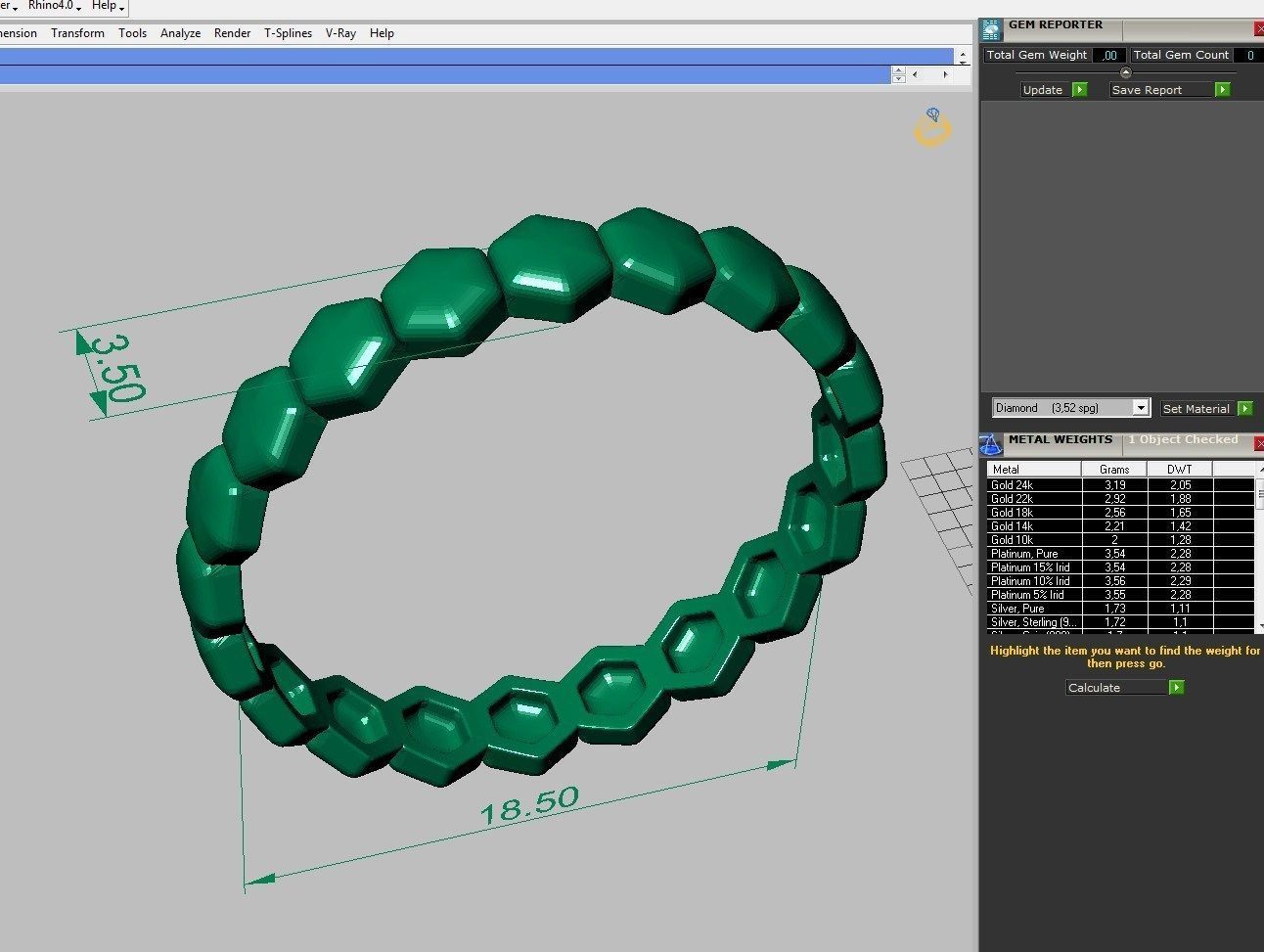 Set Ring  ready for 3d print 3D print model_2