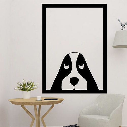 Dog Murals Decor 3D print model
