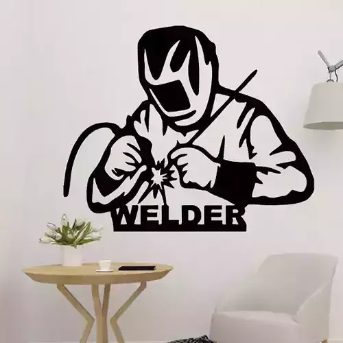 Mechanical Welder Wall Decoration 3D print model