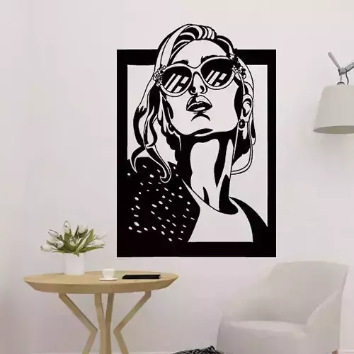 Beautiful Woman 2D Panel