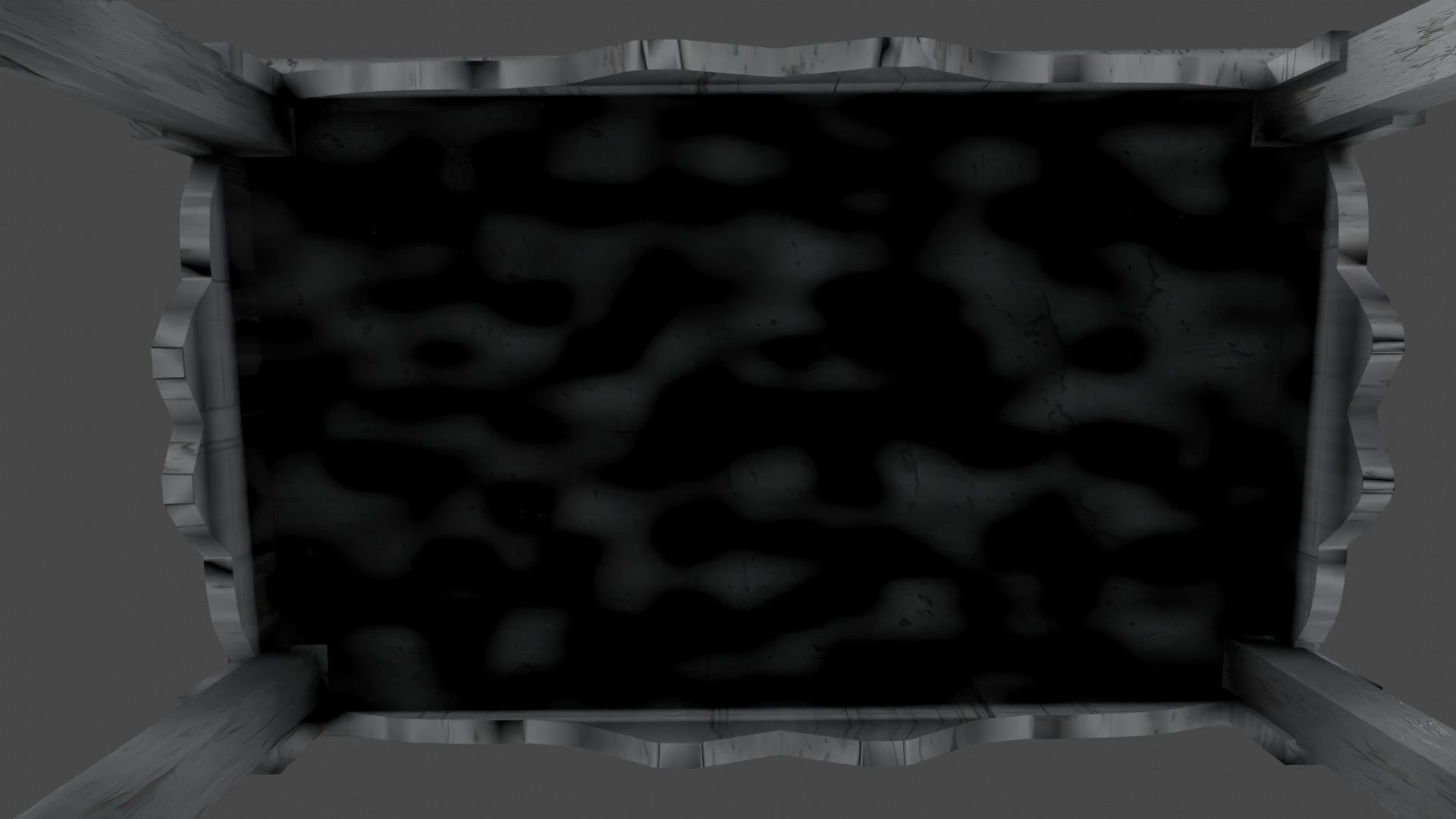 Rustic White Table Free low-poly 3D model_3