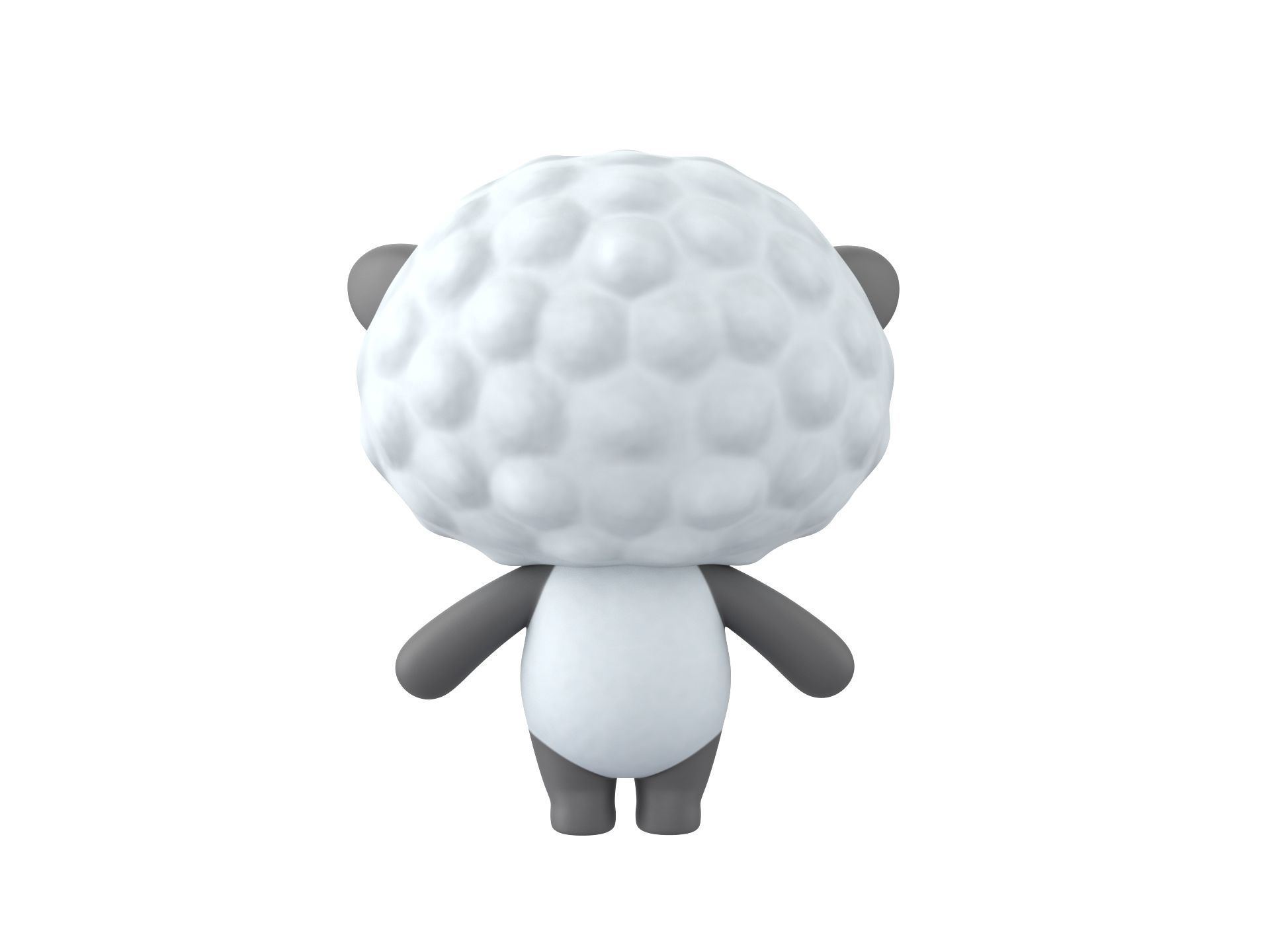Character144 Rigged Sheep 3D model_5