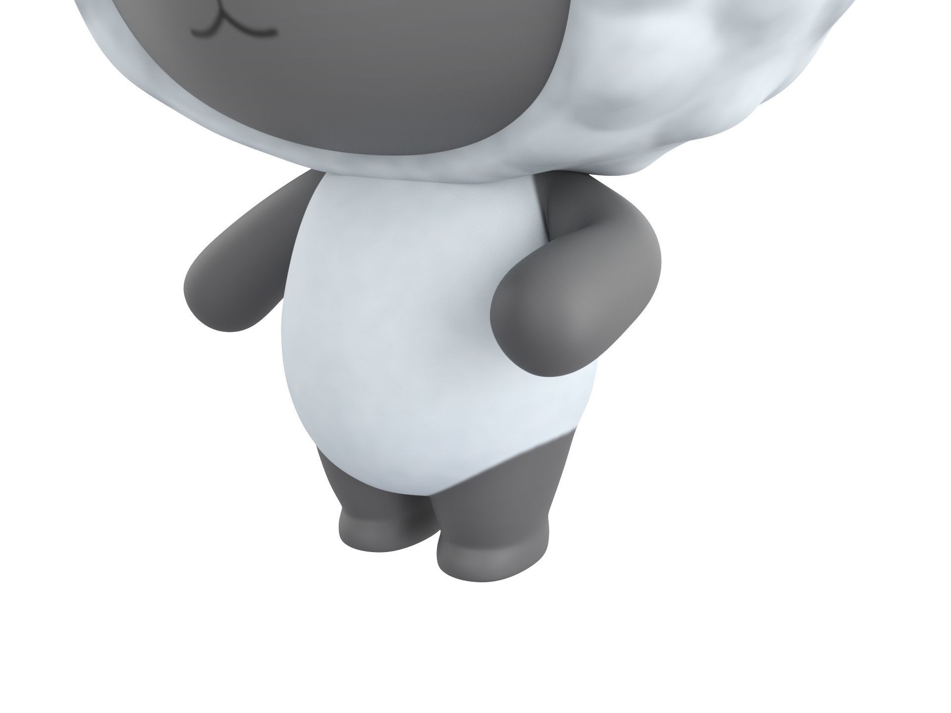 Character144 Rigged Sheep 3D model_8