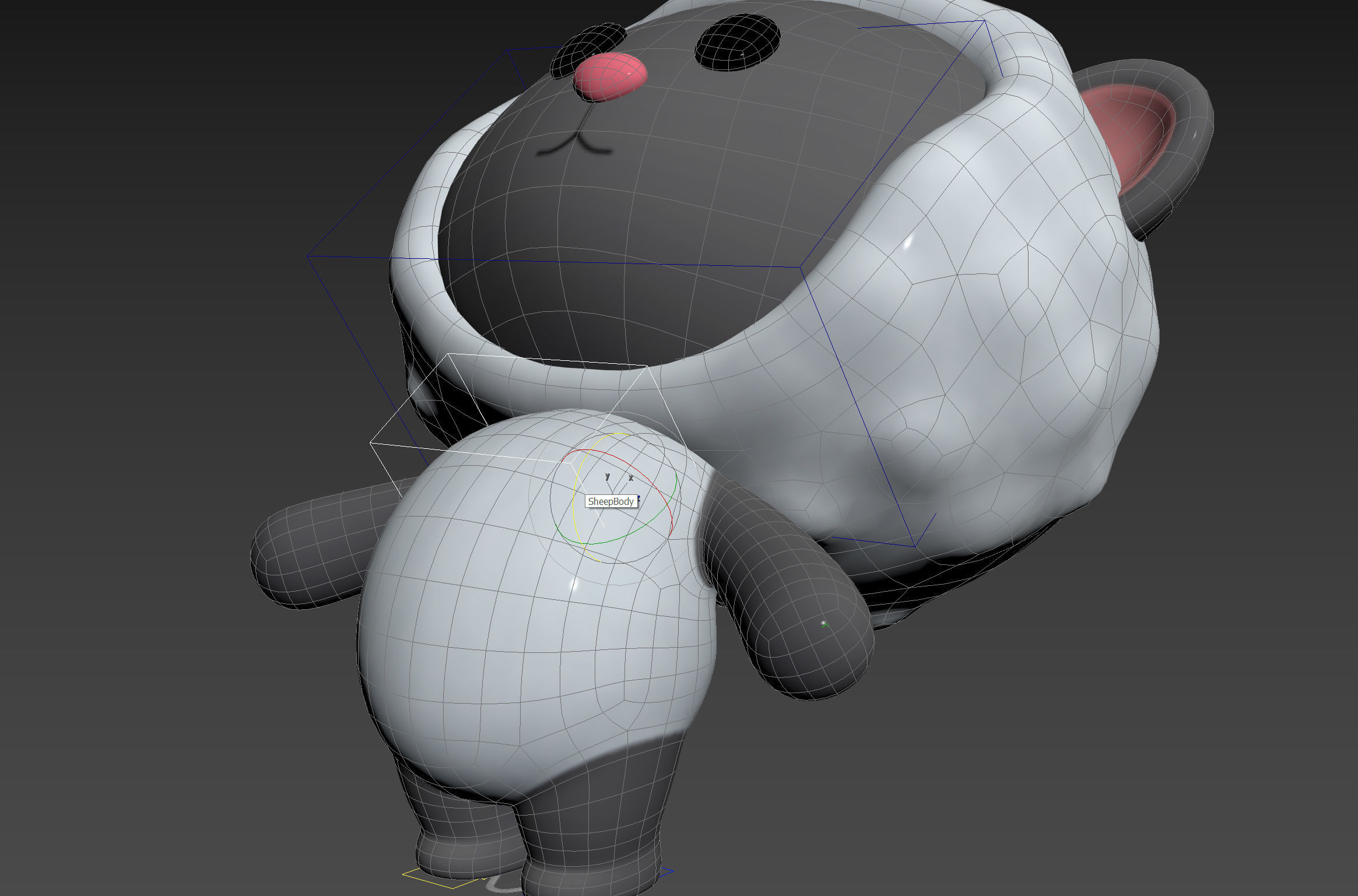 Character144 Rigged Sheep 3D model_19