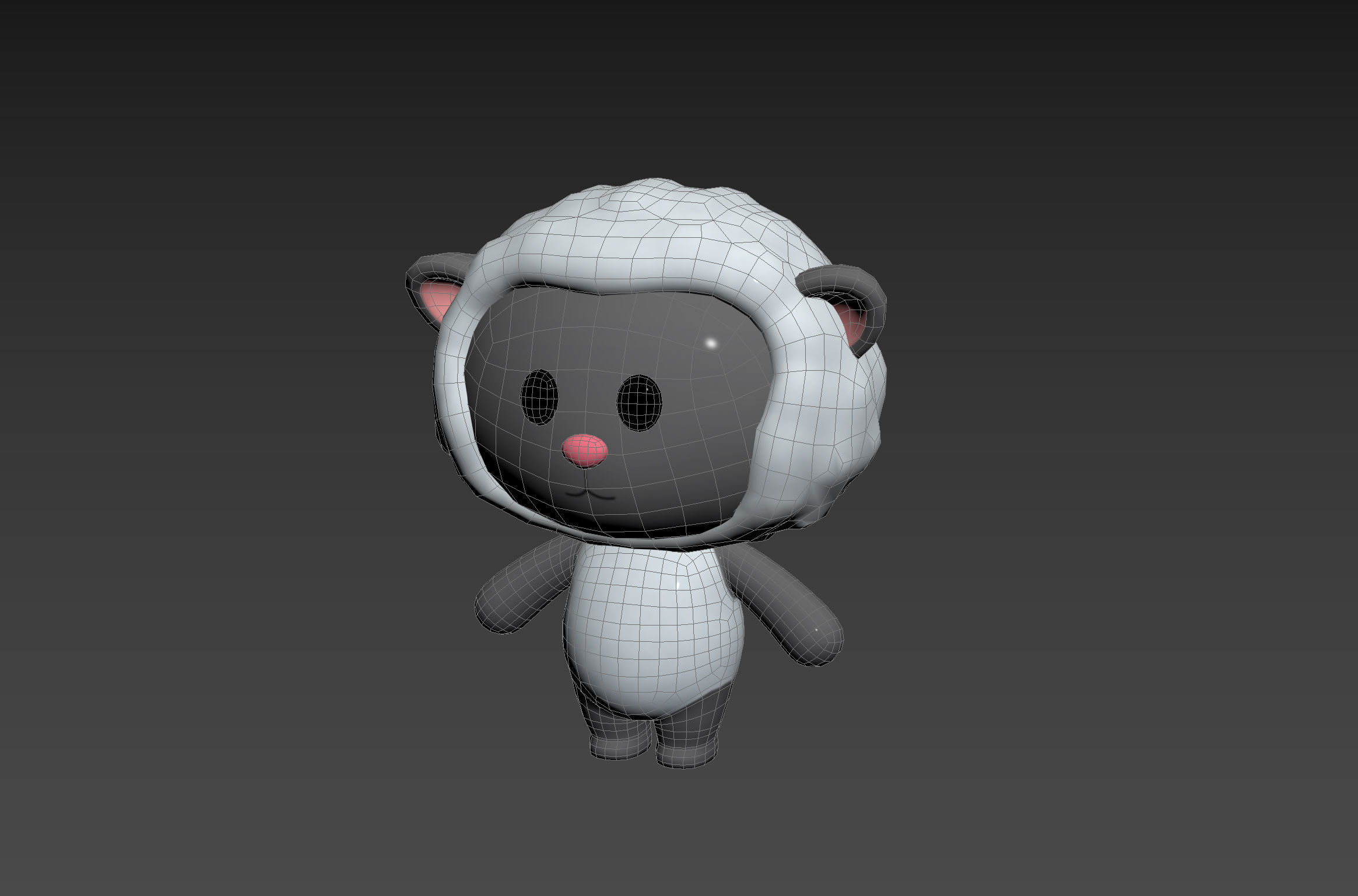 Character144 Rigged Sheep 3D model_13