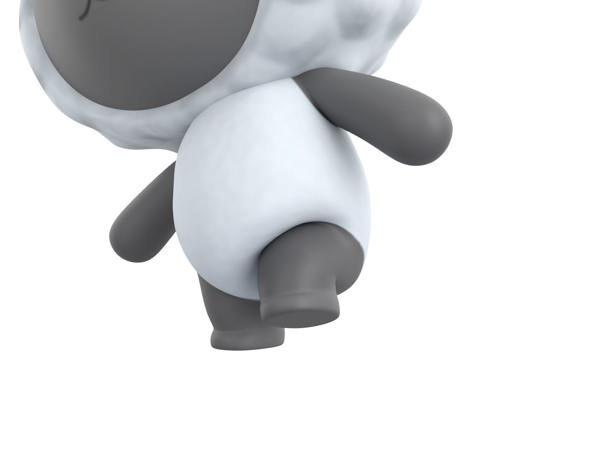 Character144 Rigged Sheep 3D model_9