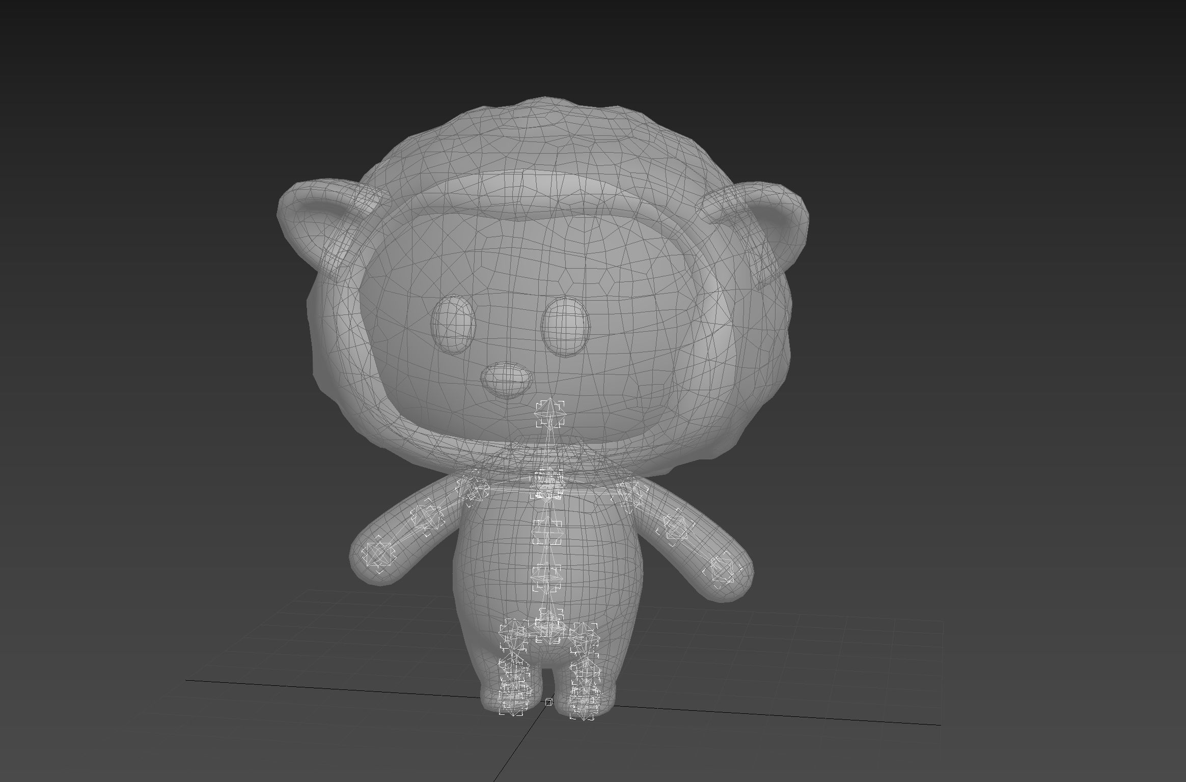 Character144 Rigged Sheep 3D model_22