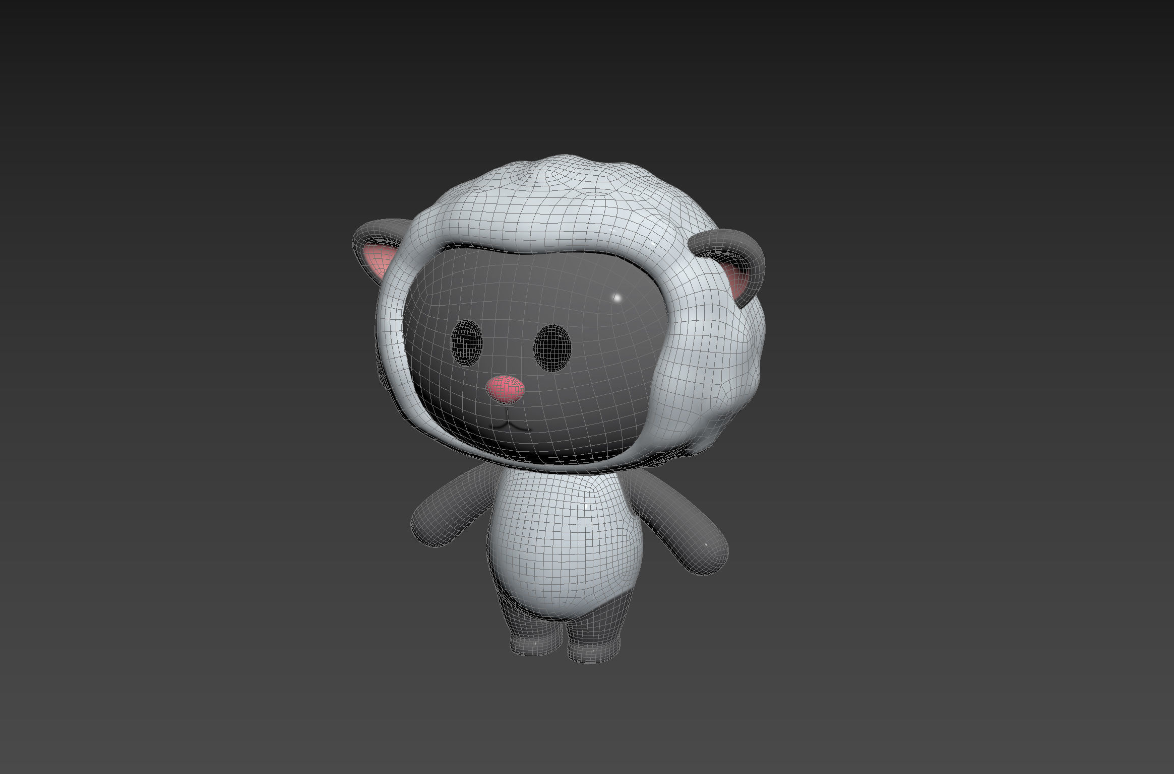 Character144 Rigged Sheep 3D model_14