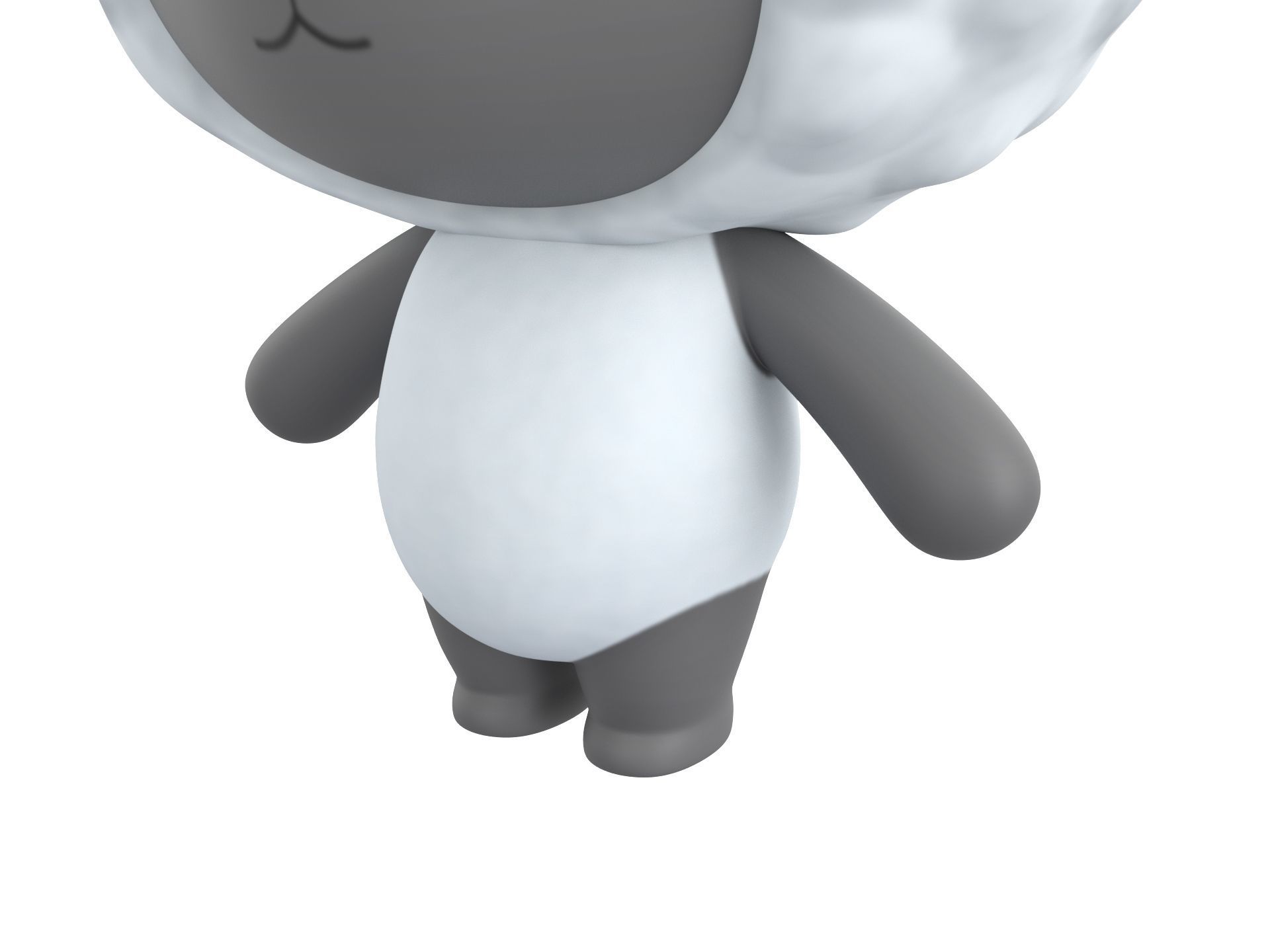 Character144 Rigged Sheep 3D model_7