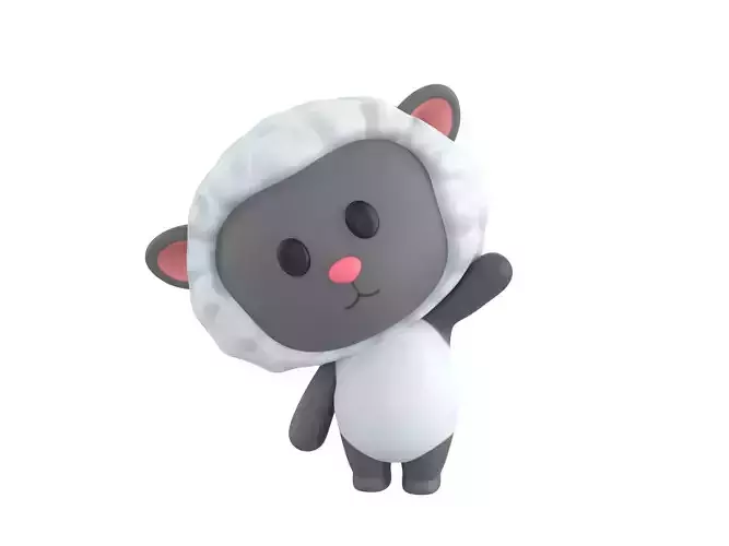 Character144 Rigged Sheep