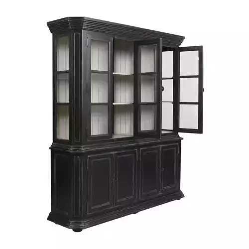 A399- china cabinet with glass doors