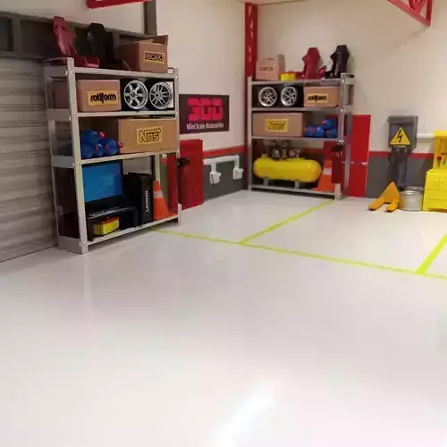 Stuff Rack  Scale Diorama