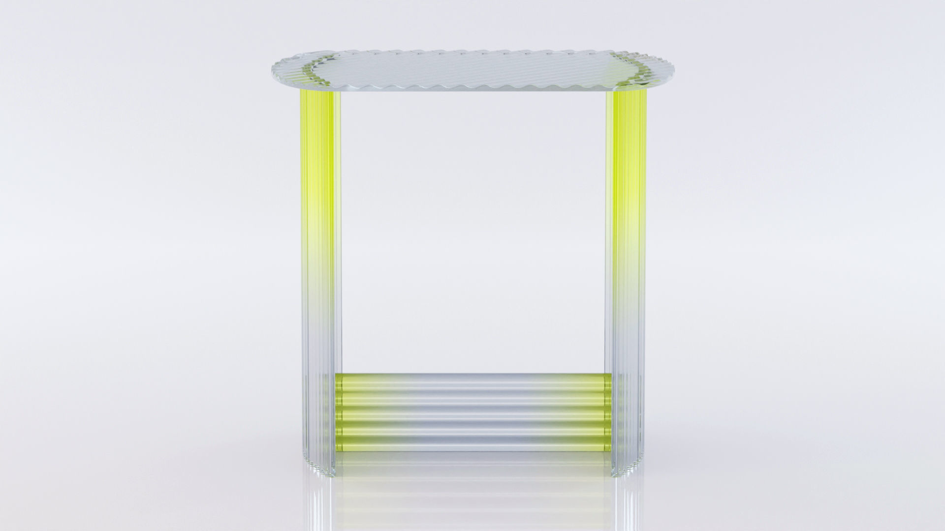 Fluted Side Table 3D model_6