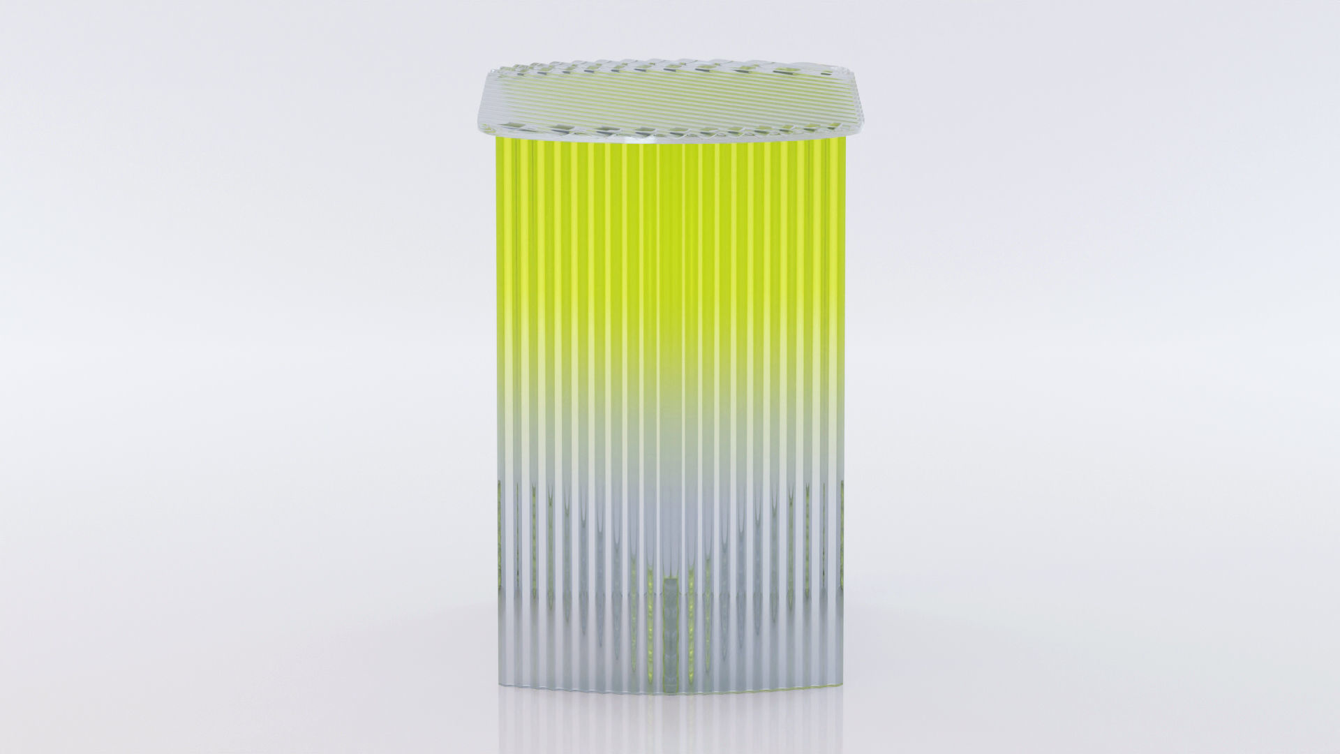 Fluted Side Table 3D model_8