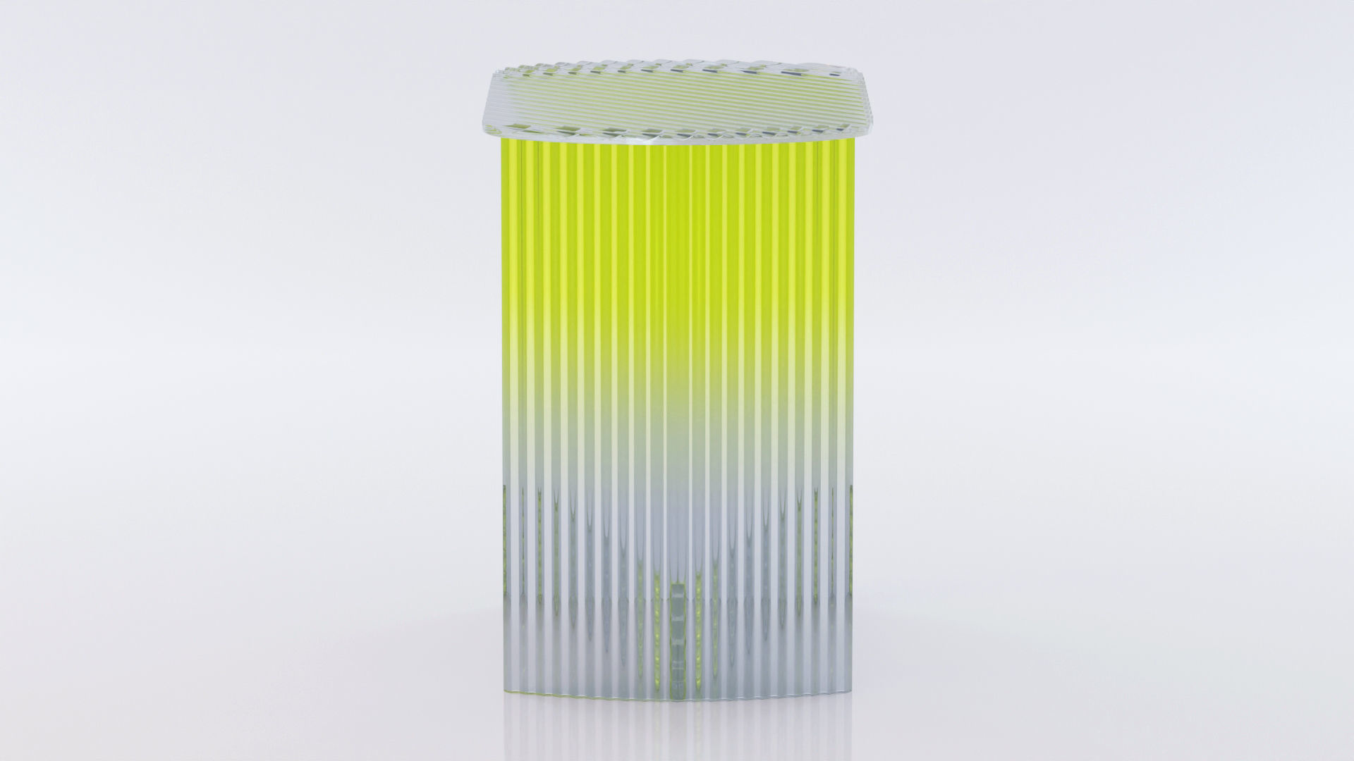 Fluted Side Table 3D model_4