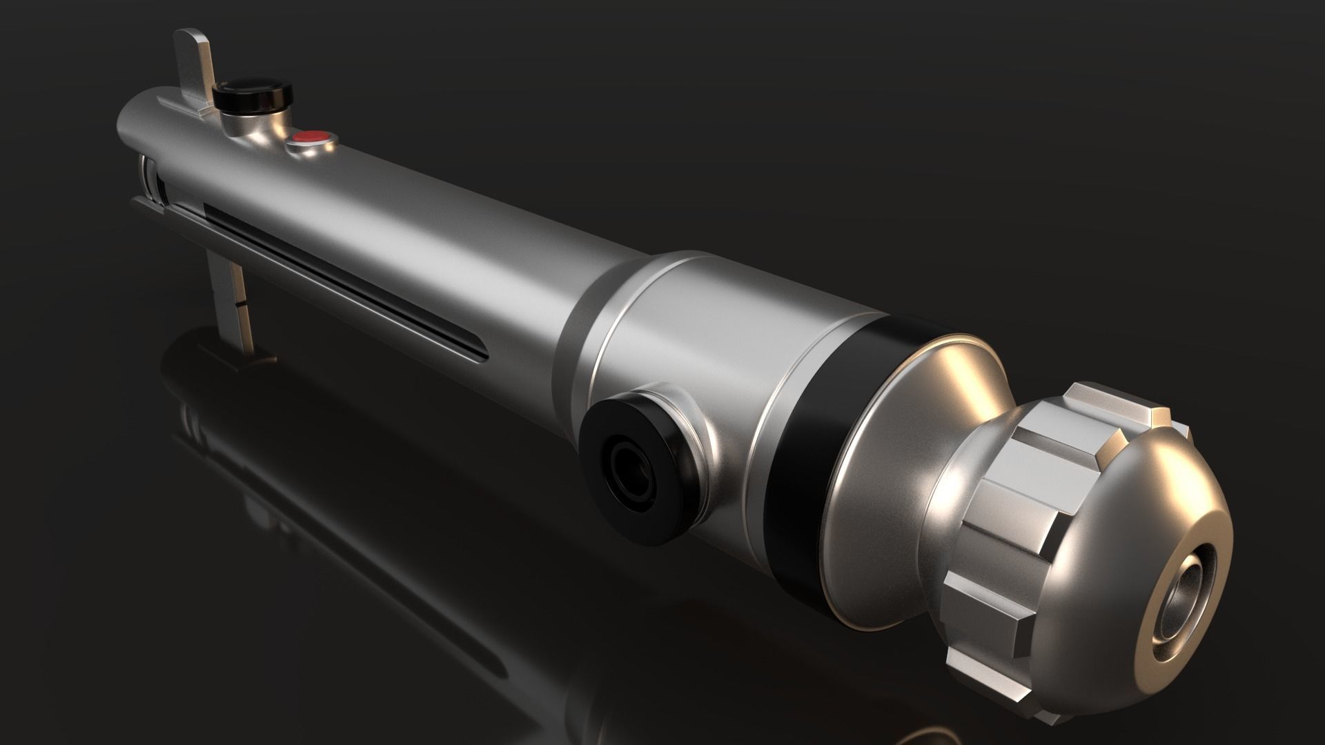 Ahsoka Tano Lightsaber 3D model_1