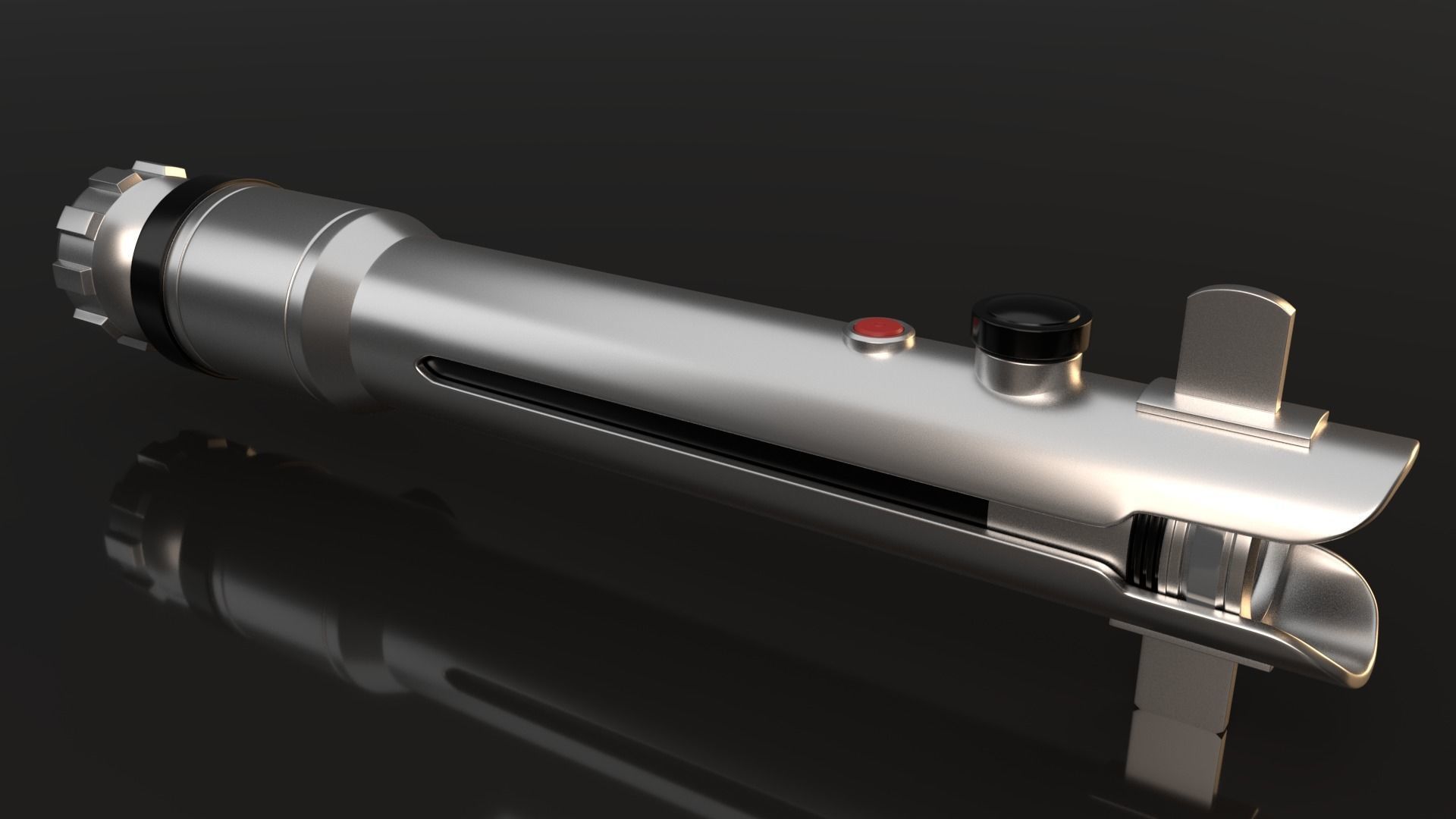 Ahsoka Tano Lightsaber 3D model_2