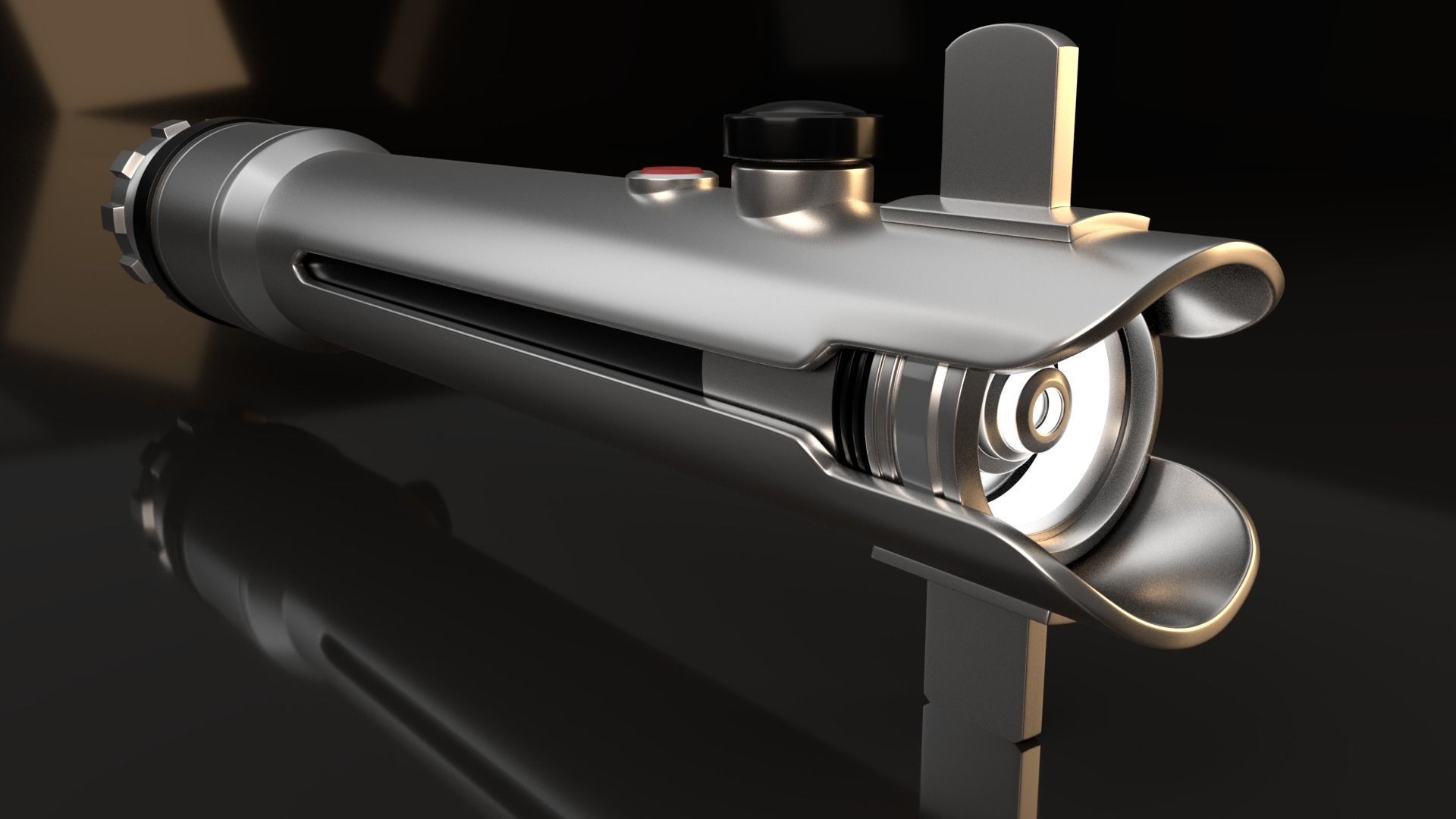 Ahsoka Tano Lightsaber 3D model_3