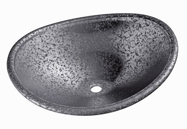 Granite Oval Wash Basin Low-poly 3D model_1