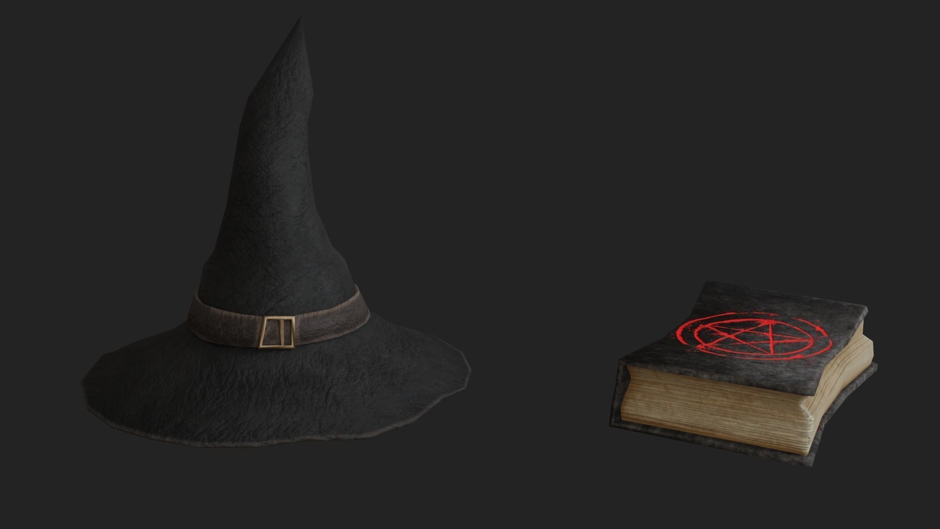 Halloween Pack Low-poly 3D model_8