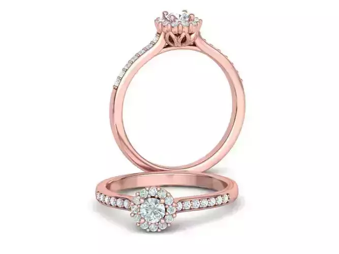 Delicate Own Design ring Promise ring 3dmodel 3D print model