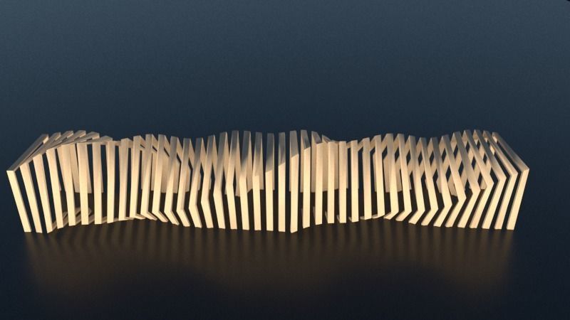 parametric pavilion 3D model_4
