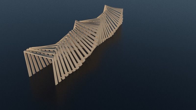 parametric pavilion 3D model_5