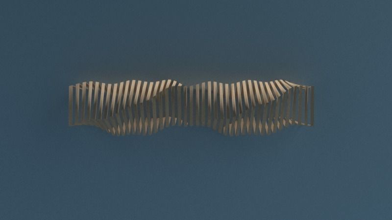 parametric pavilion 3D model_2