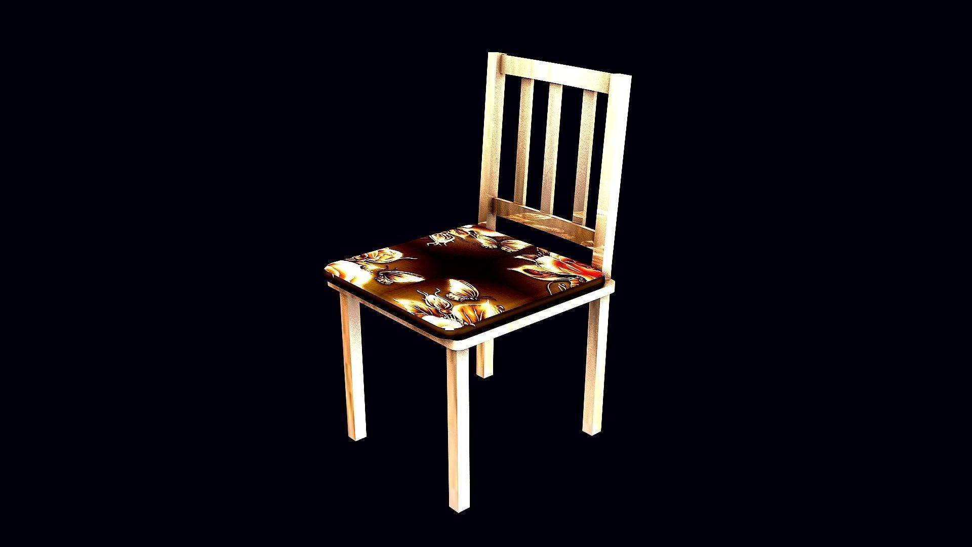 DINING ROOM SET 3D model_1