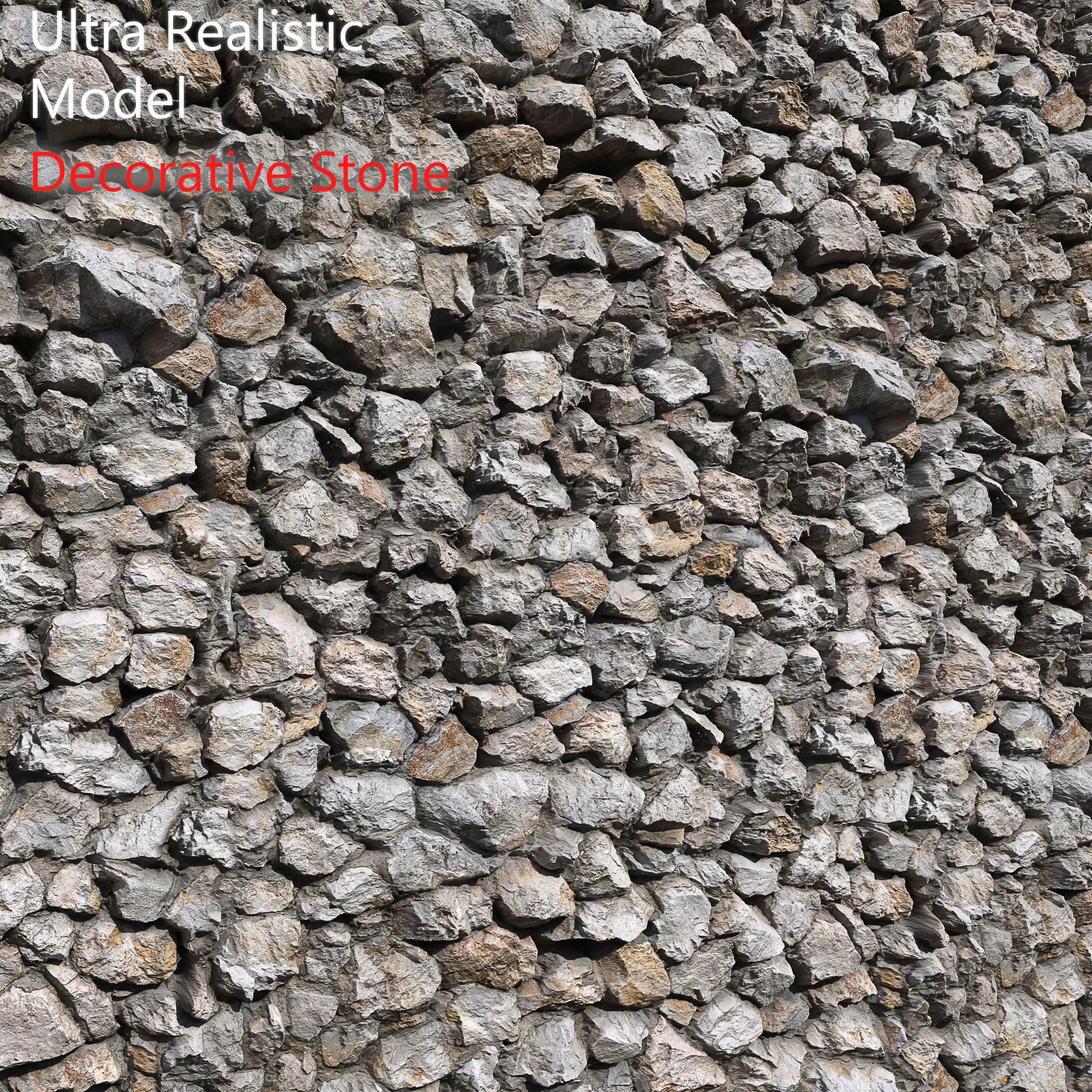 Ultra realistic Decorative Castle Wall 3D model
