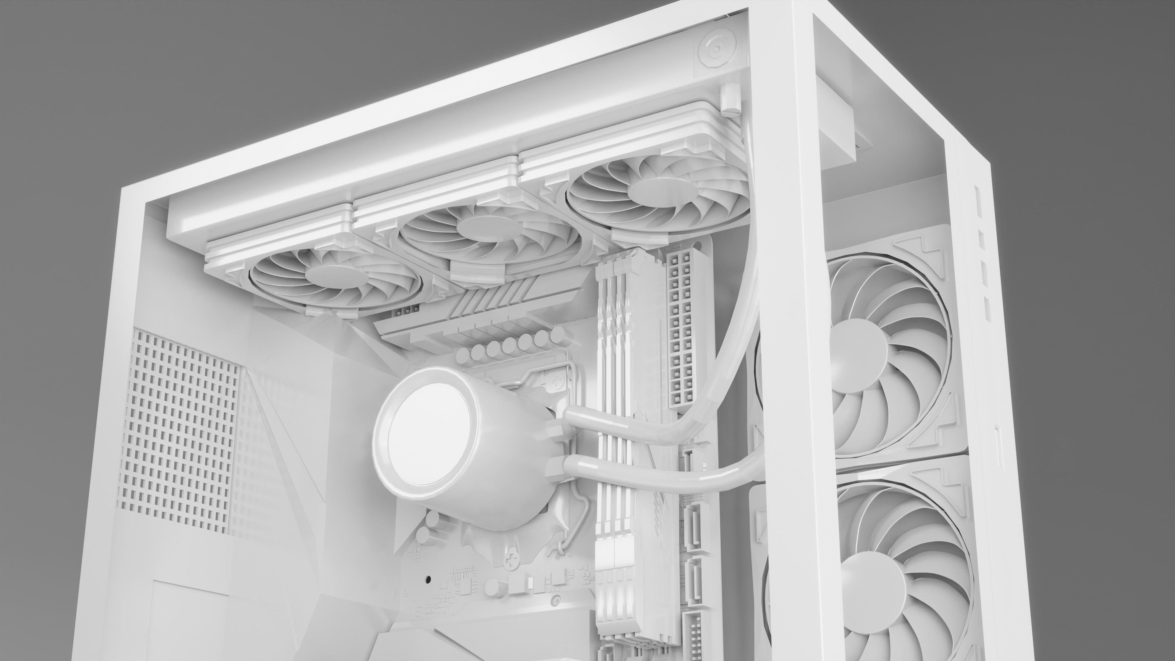 LIAN LI O11 DYNAMIC PC BUILD Low-poly 3D model_27