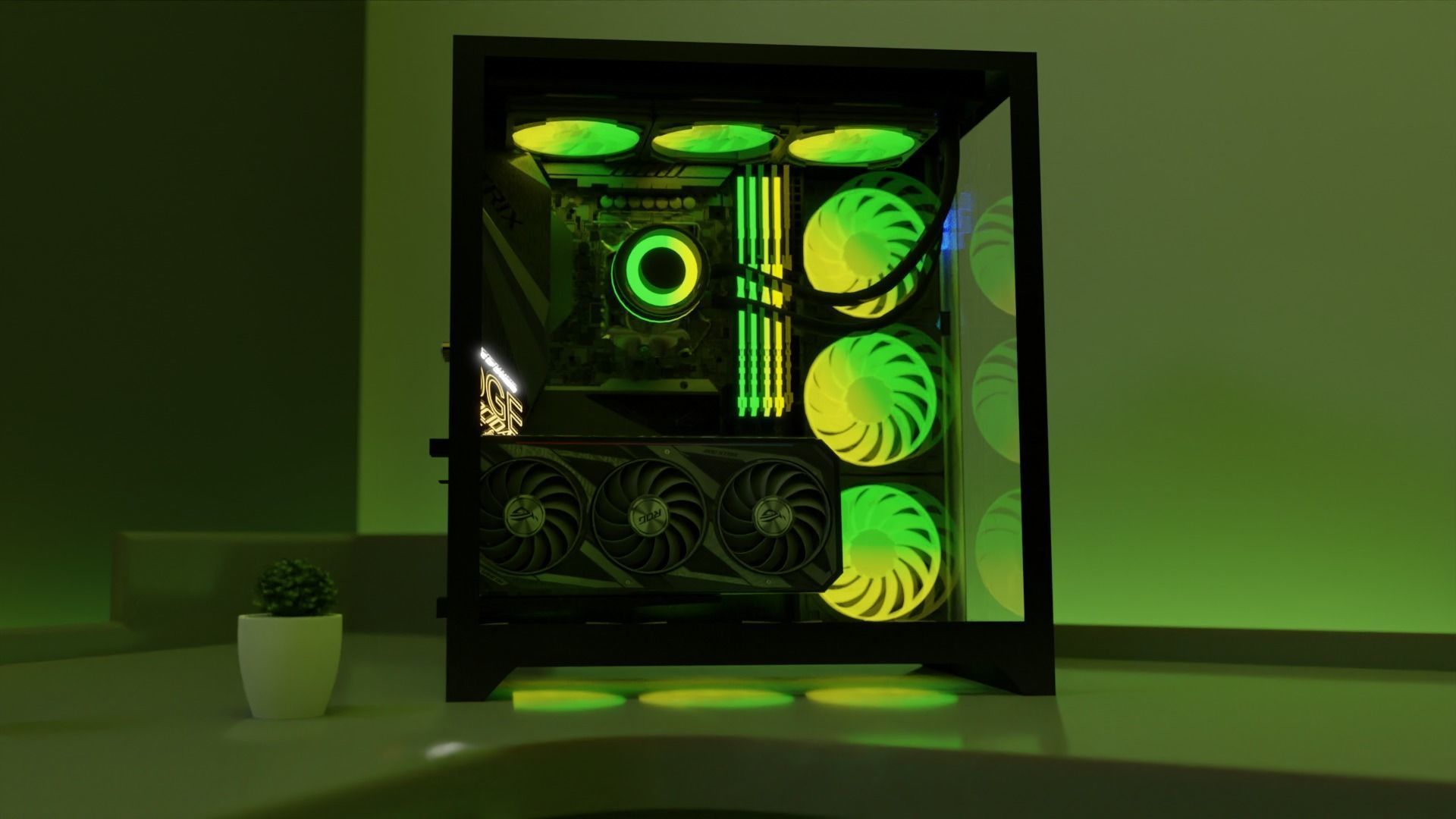 LIAN LI O11 DYNAMIC PC BUILD Low-poly 3D model_23