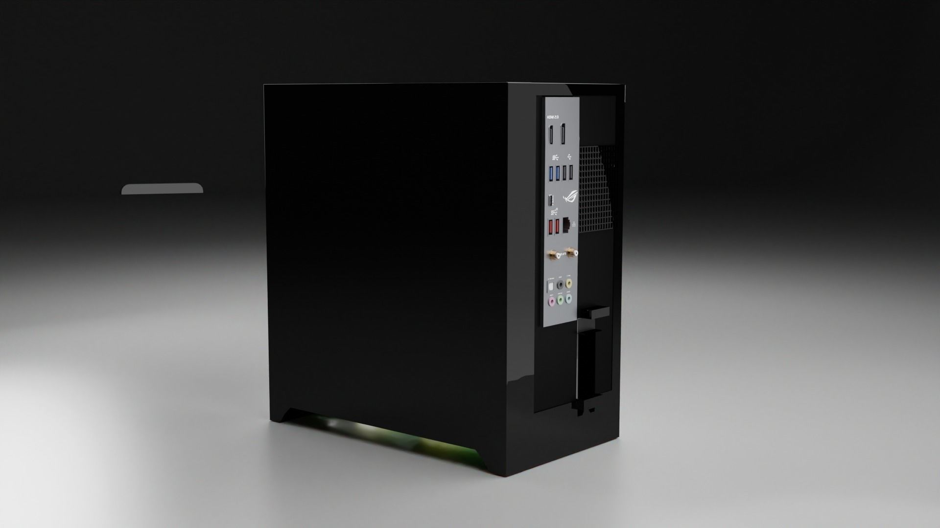 LIAN LI O11 DYNAMIC PC BUILD Low-poly 3D model_13