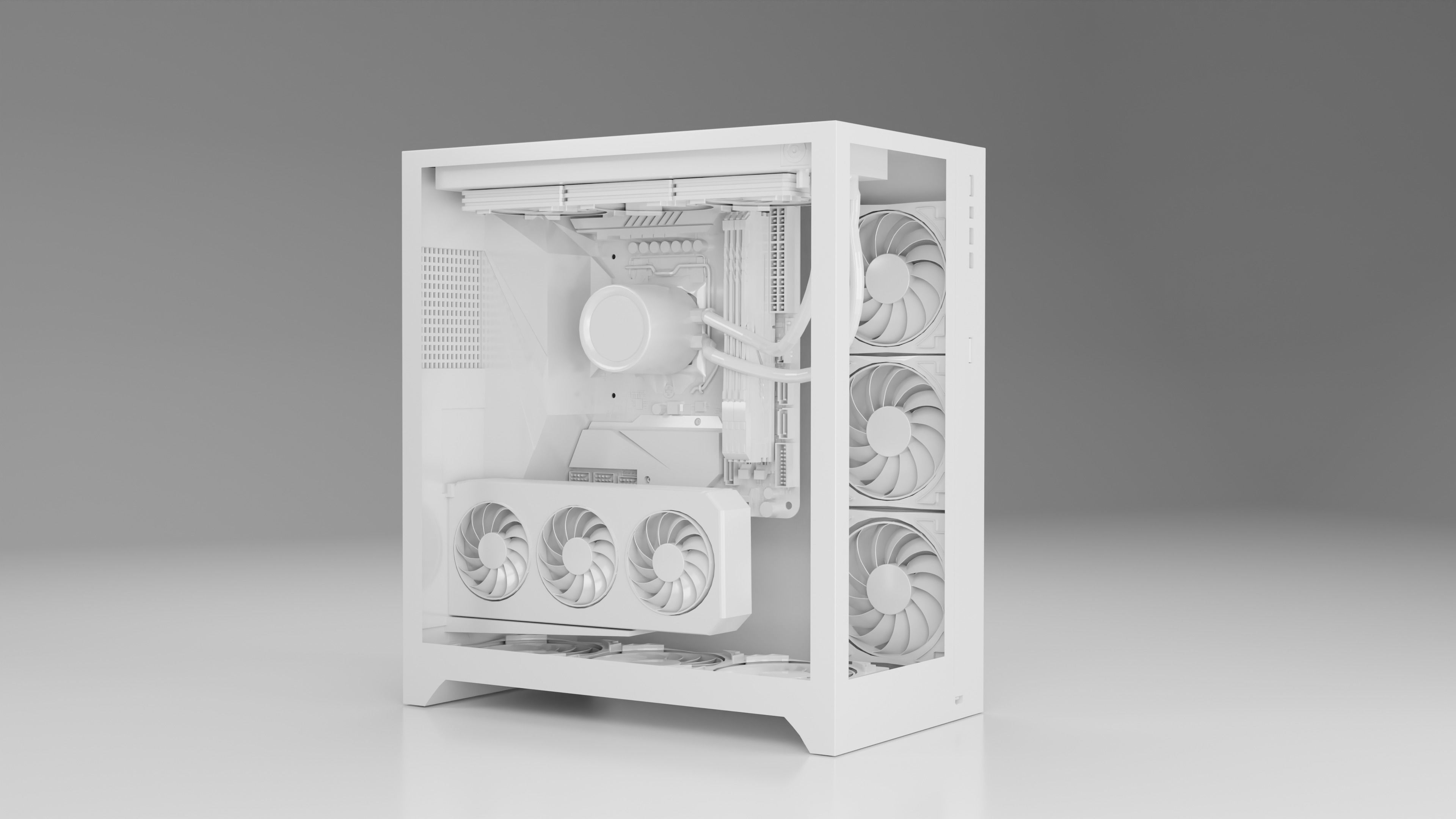 LIAN LI O11 DYNAMIC PC BUILD Low-poly 3D model_26