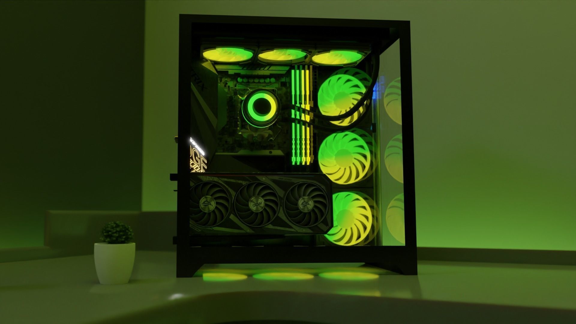 LIAN LI O11 DYNAMIC PC BUILD Low-poly 3D model_22