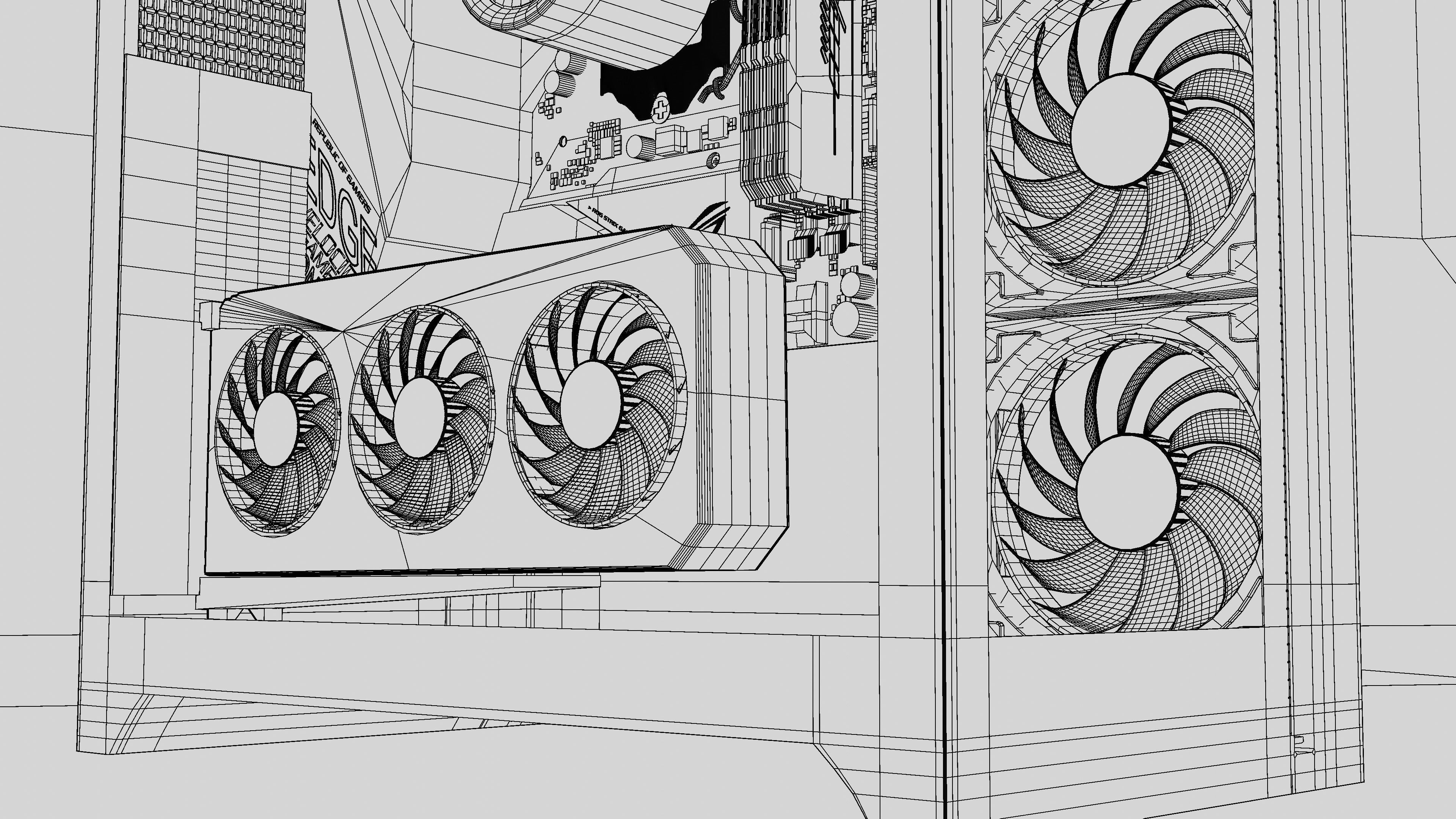 LIAN LI O11 DYNAMIC PC BUILD Low-poly 3D model_31