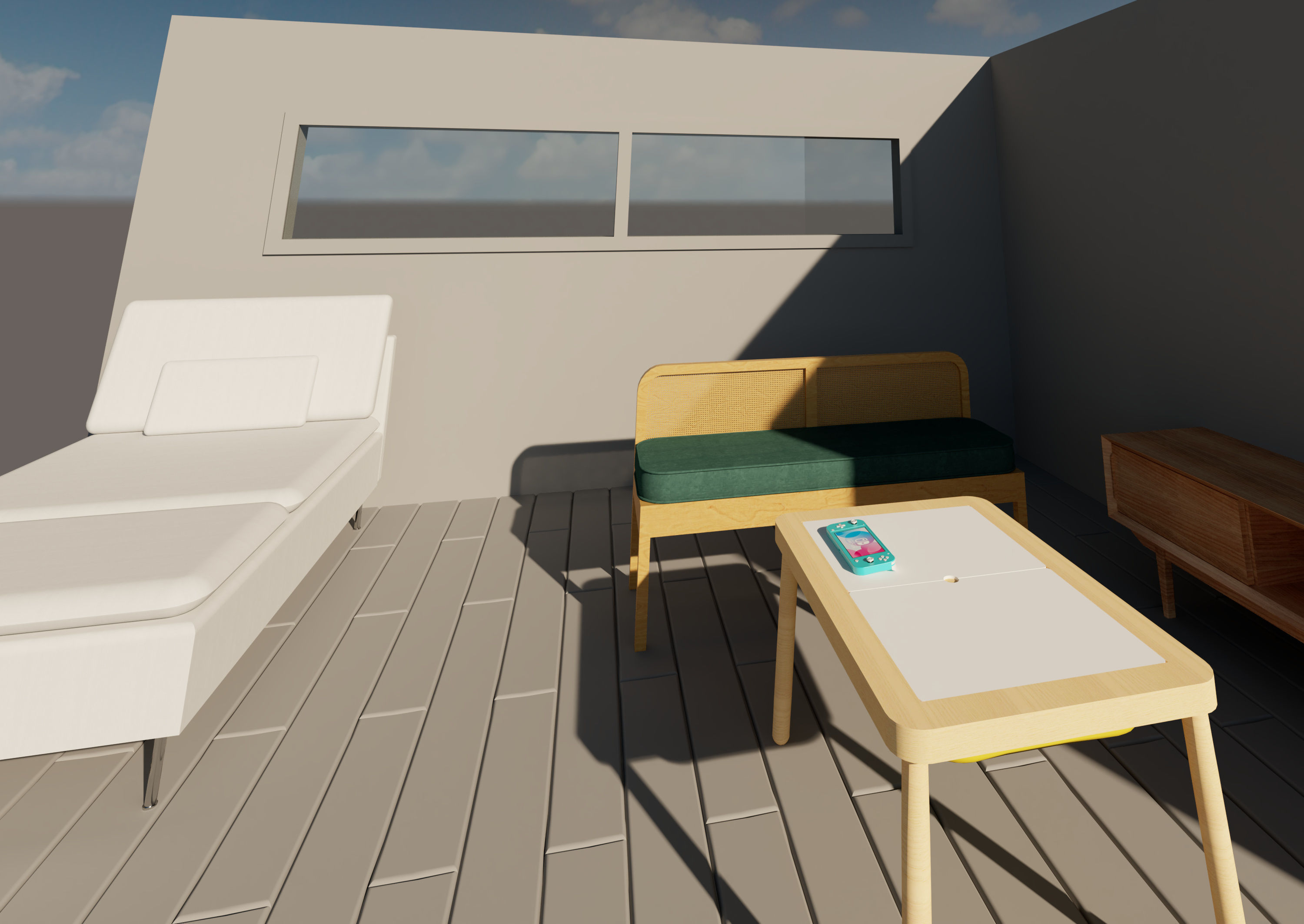 Isometric Office Interior With Boss Workplace  3D model_3