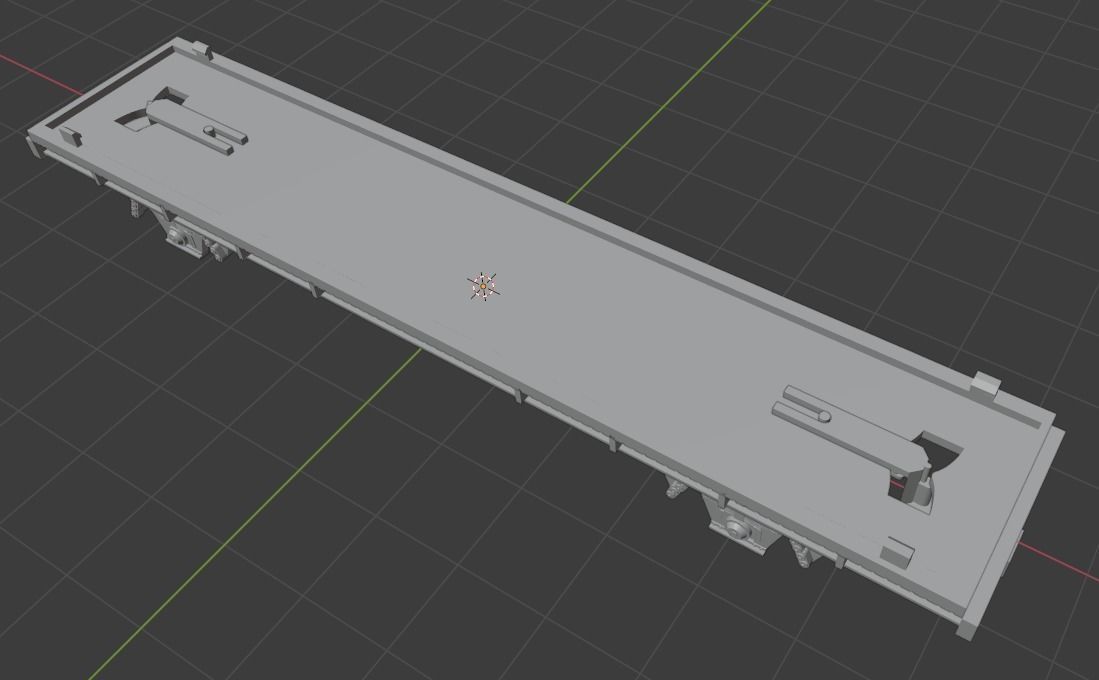 H0 1-87 scale Gbs 263 freight car 3D print model_12