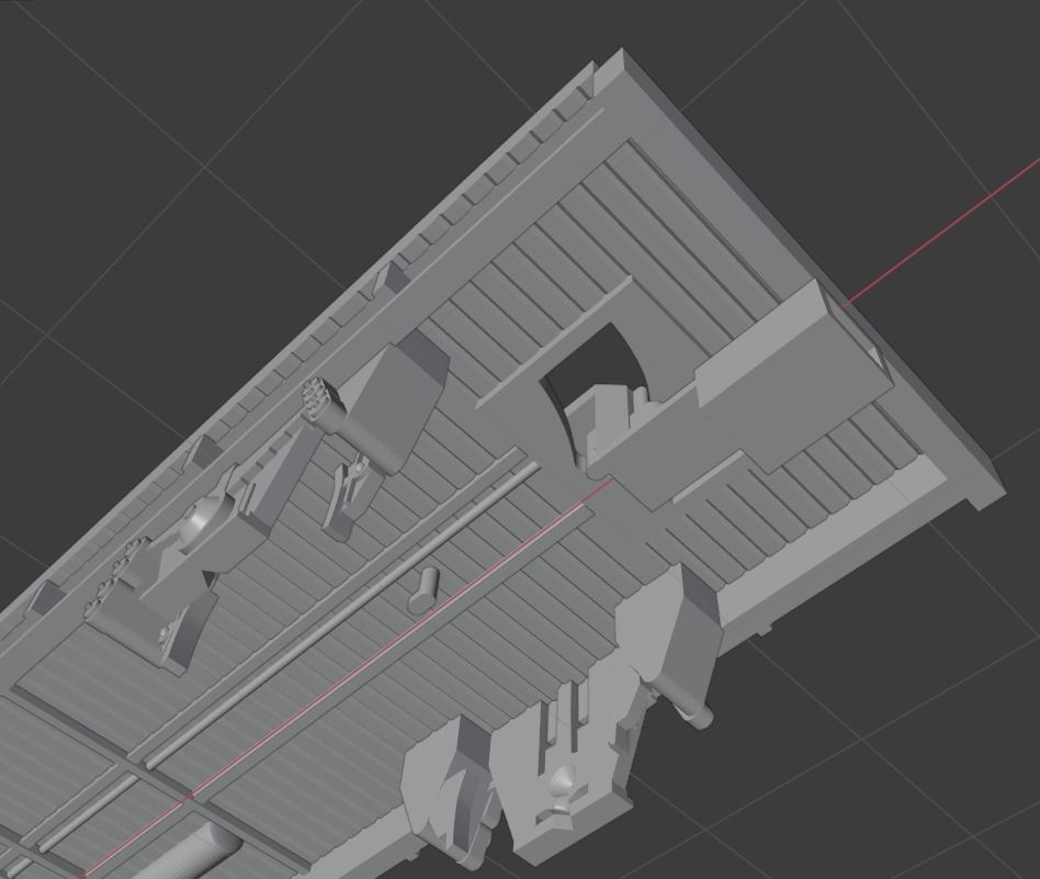 H0 1-87 scale Gbs 263 freight car 3D print model_13