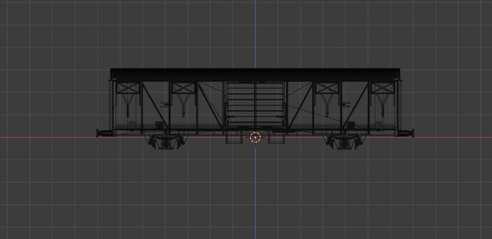 H0 1-87 scale Gbs 263 freight car 3D print model_2